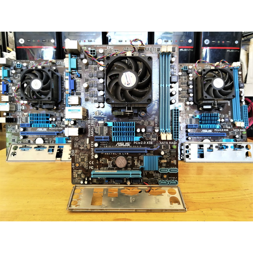 AMD FX-4100/4300/6100/6300 3.6 GHz คอร์ 4เธรด 4 +MAINBOARD (เมนบอร์ด) AM3+ ยกชุด