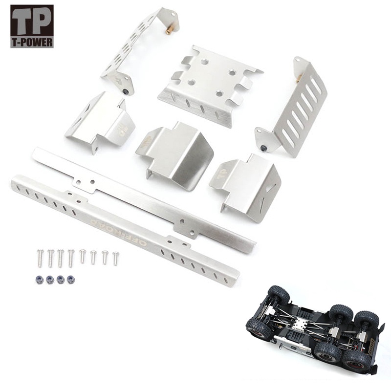 YIKONG YK6101 1/10 RC ไฟฟ้า 6-WD รีโมทคอนโทรล Crawler การปรับเปลี่ยนชิ้นส่วนแชสซีเกราะชุด