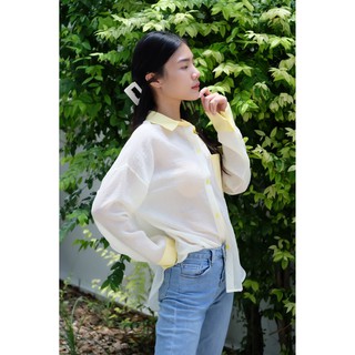 PPW พร้อมส่ง!! เสื้อเชิ้ตผ้าบางใส่สบายผ้านิ่มสุดๆ (14)