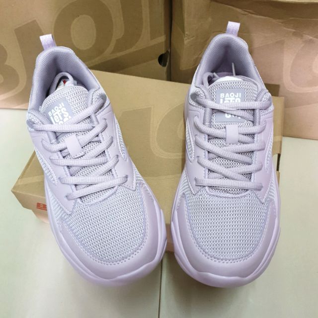 SHOPAHOLIC รองเท้าผ้าใบBAOJI BJW501 สีม่วง (SIZE37-41)