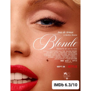 DVD Blonde บลอนด์: 2022 #หนังฝรั่ง (ดูพากย์ไทยได้-ซับไทยได้) ดราม่า โรแมนติก ชีวประวัติ