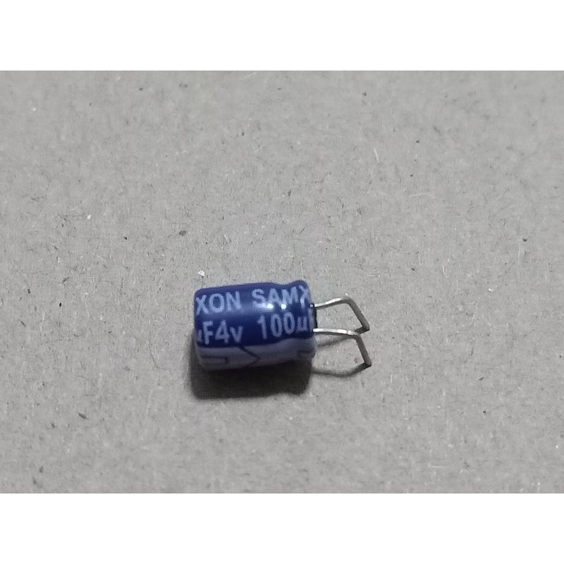 คาปาซิเตอร์ 100uF 4V (5ชิ้น) พร้อมจัดส่งในไทย