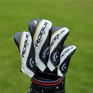 Callaway ROGUE ไม้กอล์ฟ #1 #3 #ผ้าคลุมหัวไม้กอล์ฟ หนัง PU 5 ชิ้น