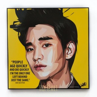 Kim Soo Hyun #1 คิมซูฮยอน นักแสดงเกาหลี รูปภาพ​ติดผนัง pop art กรอบรูป แต่งบ้าน ของขวัญ โปสเตอร์