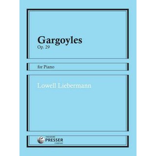 Liebermann: Gargoyles Op.29 for Piano