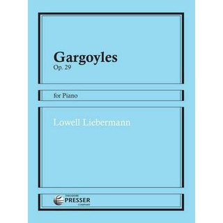 Liebermann: Gargoyles Op.29 for Piano