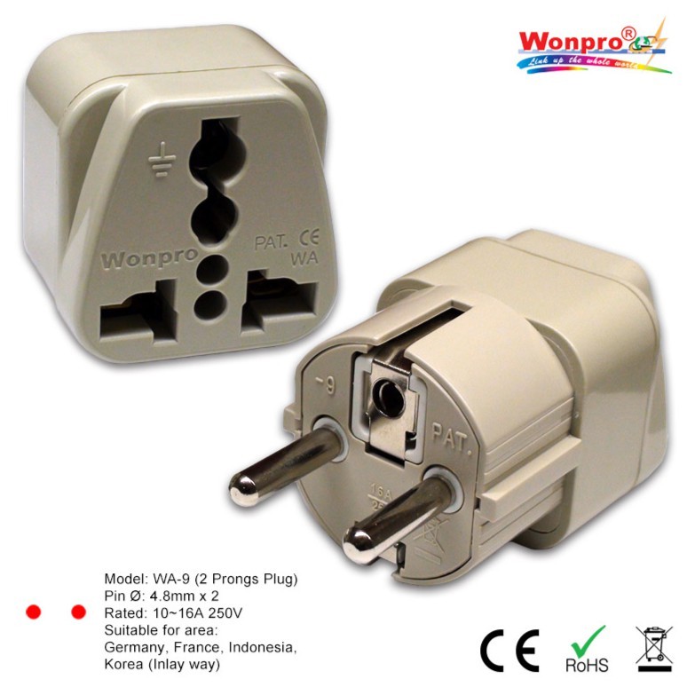 Wonpro Universal Travel Adapter WA-9