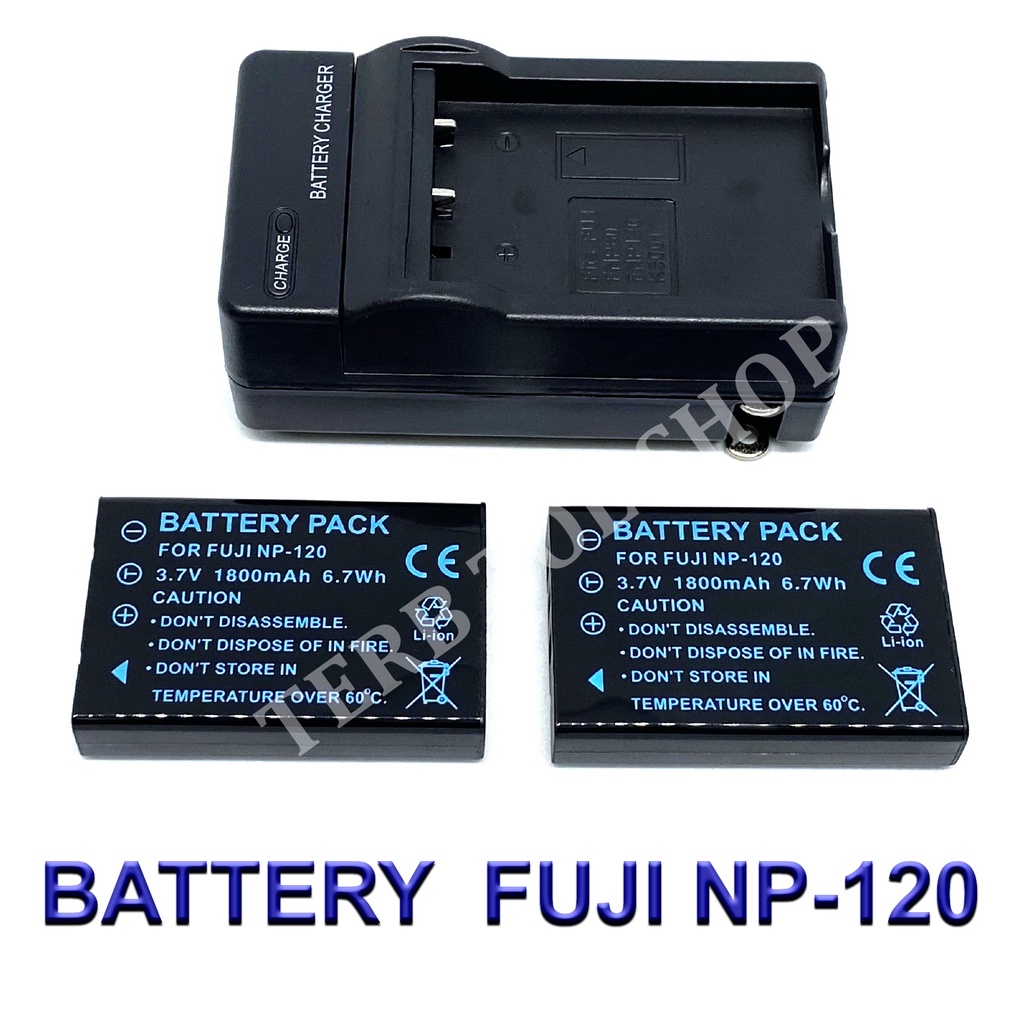 FNP120 / NP120 / FNP-120 / NP-120 Battery and Charger For Fujifilm FinePix 603,F10,F10 Zoom,F11,F11 Zoom,M603,M603 Zoom