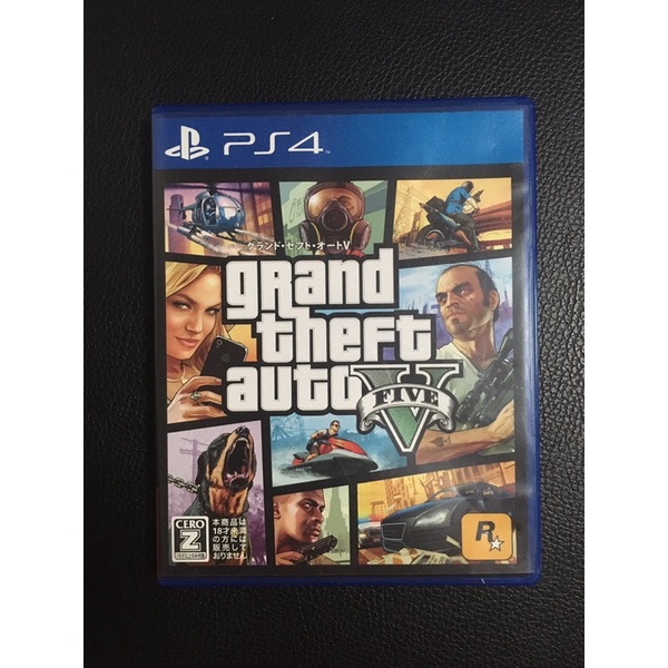 แผ่นเกม ps4 GTA 5 มือสอง