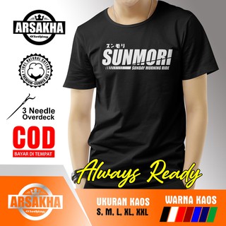 เสื้อยืด พิมพ์ลายโลโก้ Arsakha Sunmori สุดเท่ สําหรับผู้หญิง