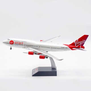 พร้อมส่ง โมเดลเครื่องบิน 1:200 virgin orbit Boeing B747-400 n744vg