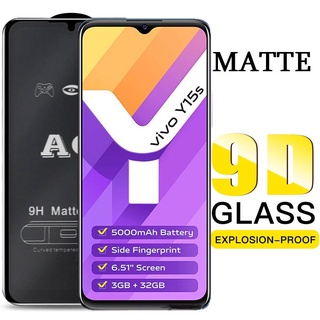 Matte ฟิล์มกระจกเต็มจอ แบบด้าน AG ของรุ่น ป้องกันหน้าจอ VIVO Y36 Y02 Y02A Y02t Y02s Y22 Y22s Y16 Y35 Y77 Y55 Y73 Y33T Y21T Y76 T1 Pro T1x 4G Y30 5G 2023 AG