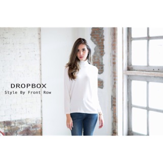 DROPBOX เสื้อยืดคอเต่าแขนยาว