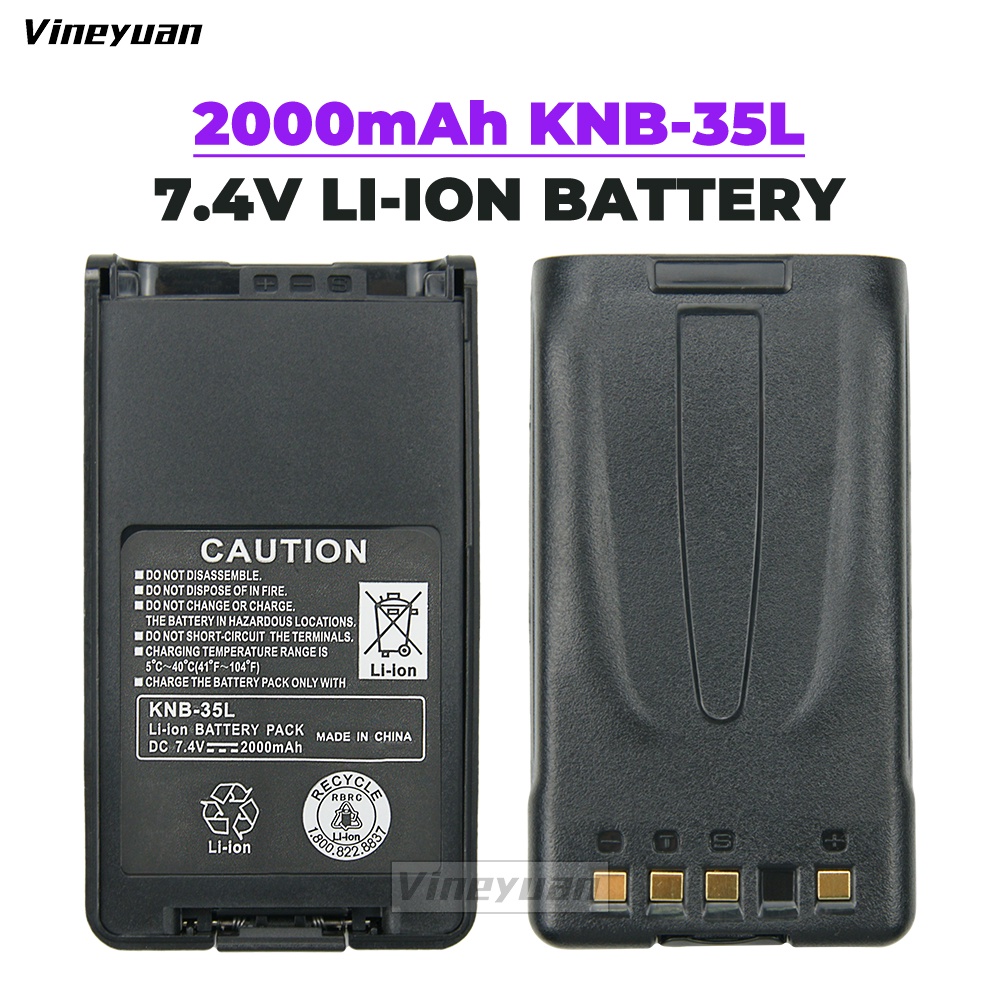 D-50แบตเตอรี่ 7.4v 2000mAh KNB-55L KNB-35L Li-ion สําหรับ Kenwood TK-3160, TK-2170, TK-3173, TK-3140