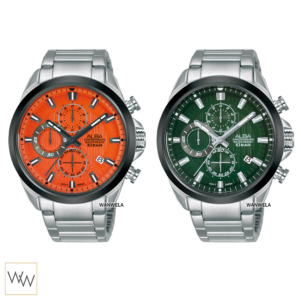 ของแท้ นาฬิกาข้อมือ ผู้ชาย ALBA Active Chronograph ประกันศูนย์ [2]