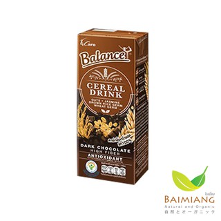 4 Care Balance เครื่องดื่มน้ำจมูกข้าวกล้อง รสดาร์คช็อคโกแลต …