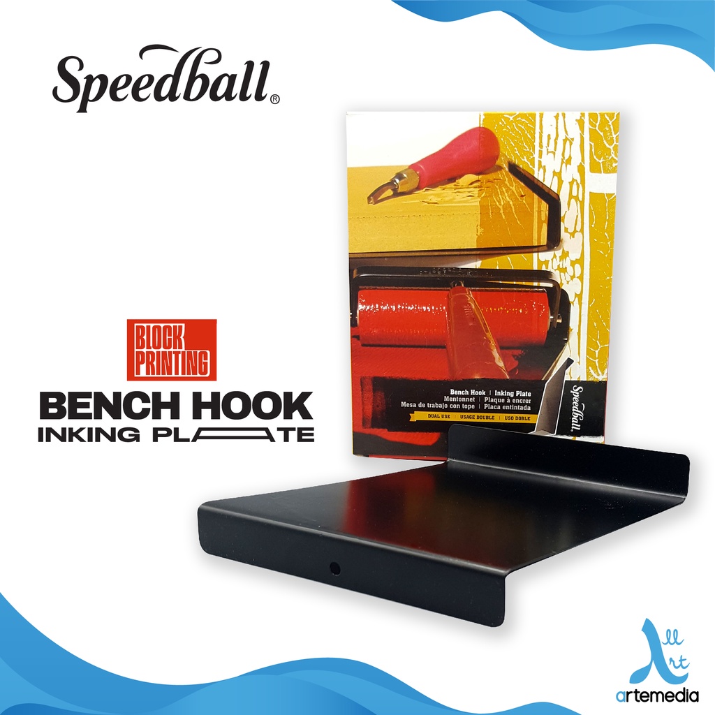 Speedball Bench Hook Inking Plate Ink Block เครื ่ องมือการพิมพ ์