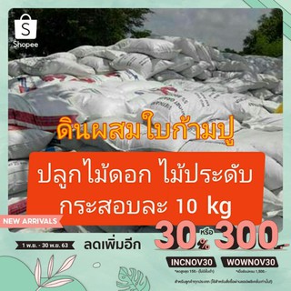 A009 ดินผสมใบก้ามปู บรรจุ 9-10 kg 1 คำสั่งซื้อ ต่อ 1 รายการ