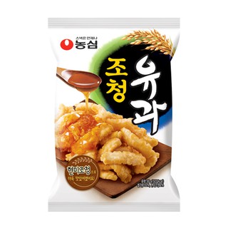 พร้อมส่ง 조청유과 ขนมเค้กข้าวทอดกรอบรสไซรัป Nongshim Cho Chung U-gua