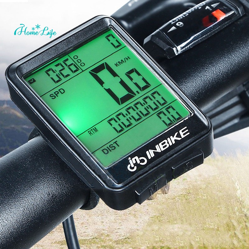 Waterproof Cycling Bike Bicycle Wireless LCD Cycle Computer Odometer Speedometer