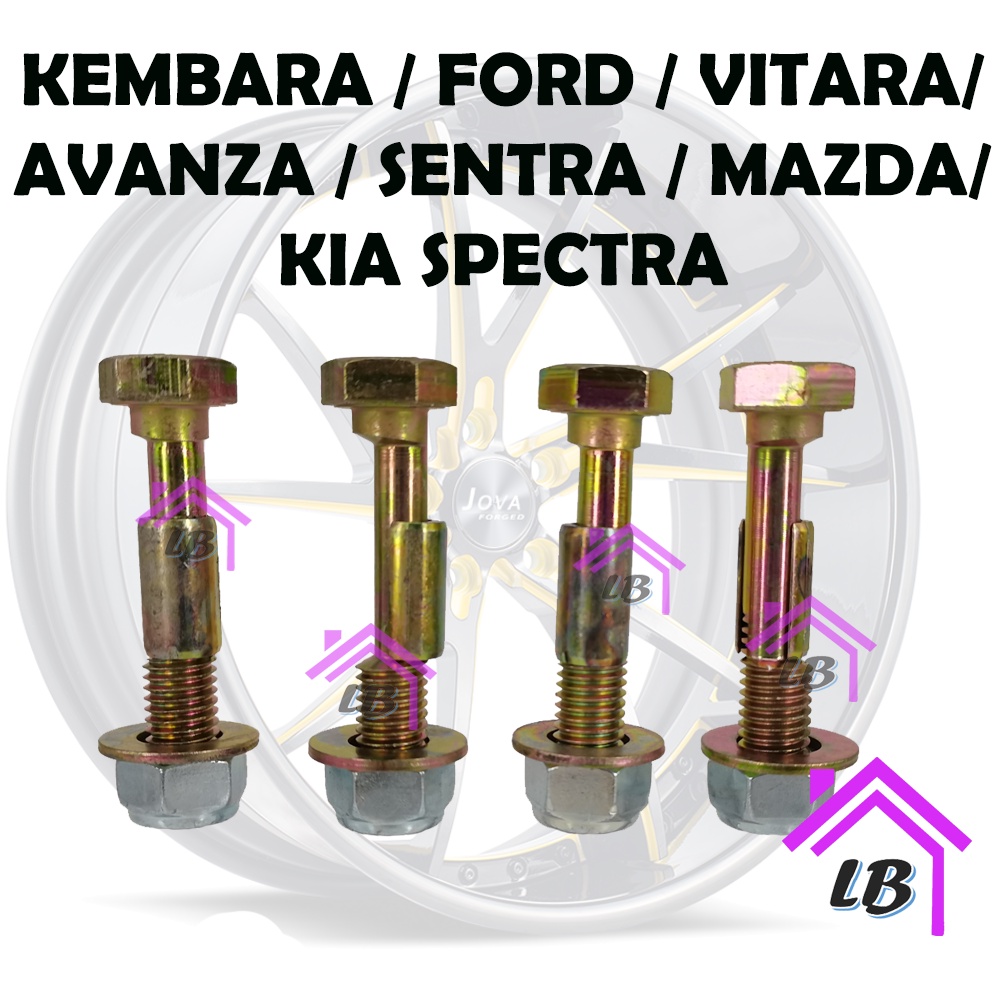 Kembara Ford Vitara Avaza Sentra Camber Nut ด้านหน้า Camber Nut Depan Camber Spru ปรับ Camber Bolt