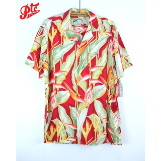 เสื้อฮาวาย PARADISE FOUND "HELICONIA RED"