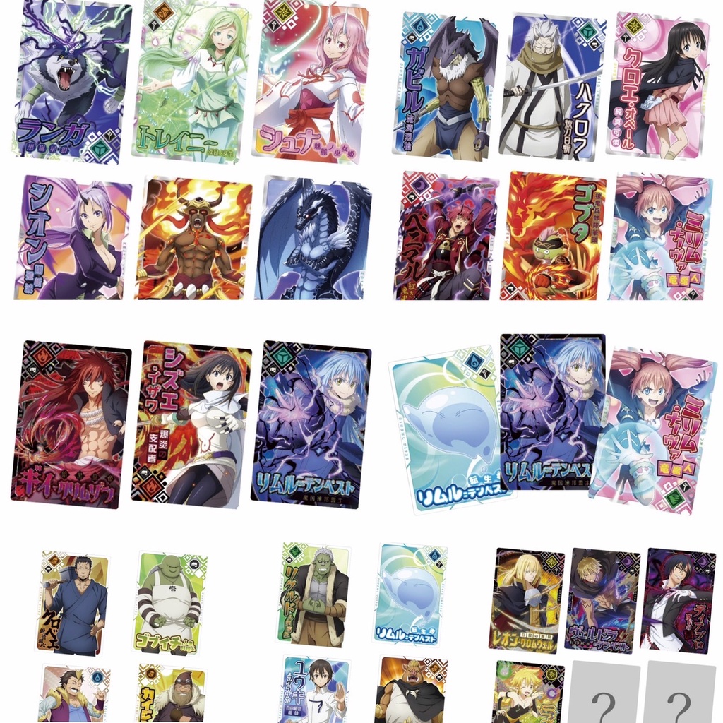 [แท้💯/Pre-Order✈️] That Time I Got Reincarnated as a Slime Wafer Card (มี 20 ใบ สุ่มจาก 30 ลาย)