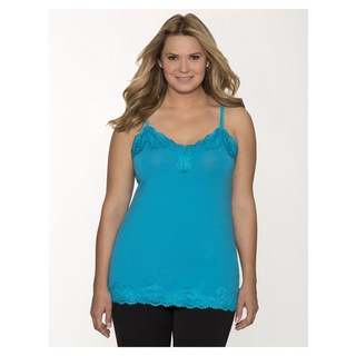 ไซส์ 22/24 อก 50-54 LANE BRYANT LACE Cami สายเดี่ยว แต่งลูกไม้ สาวอวบ สายปรับระดับได้ เสื้อสายเดี่ยว เสื้อซับใน