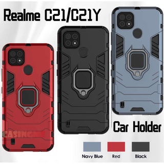 เคสโทรศัพท์มือถือแบบแม่เหล็กกันกระแทกสําหรับ RealmeC21 RealmeC21Y Realme C 21 C21 Y C21Y