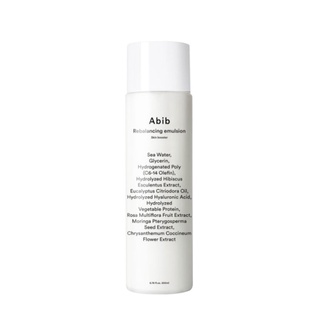 Abib Rebalancing Emulsion Skin Booster 200ml. อีมัลชั่นสำหรับผิวแพ้ง่าย