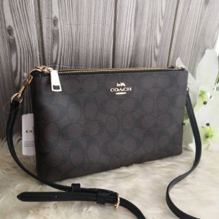 New Coach crossbody​ c signature double zip