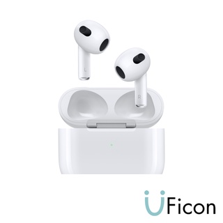 Apple AirPods (3rd generation) with Lightning Charging Case 2022 ; iStudio by UFicon