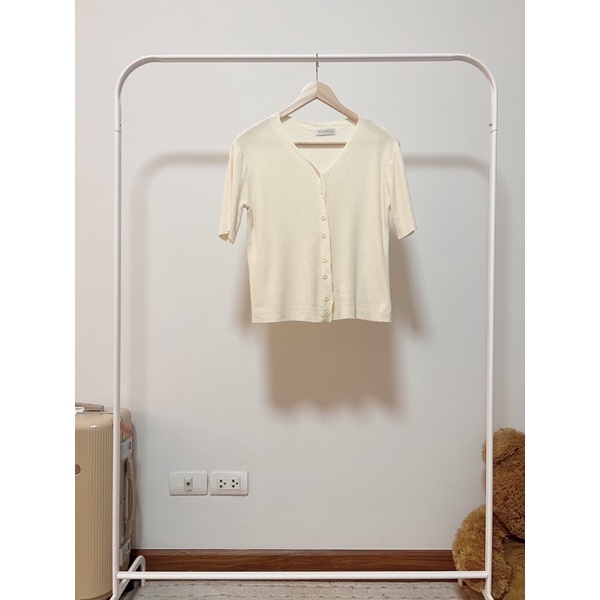 เสื้อไหมพรมสีเหลืองพาสเทล ป้าย Milinna (New)