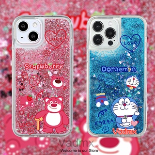 เคสโทรศัพท์มือถือ แบบนิ่ม ลายการ์ตูนโดราเอมอน มีทรายไหล สําหรับ Xiaomi Civi 1S Mi 11 Note 10 11T 10T 9T Pro Lite 10s 9 SE CC9 CC9e