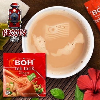 BOH ชานมขิงหวานน้อยมาเลย์ Teh Tarik Ginger Less Sweet 12x26g