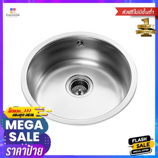 ซิงค์ฝัง 1หลุม MEX R4B สเตนเลสBUILT-IN SINK MEX R4B 1B STAINLESS STEEL