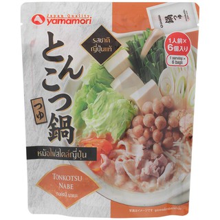 ยามาโมริซุปนาเบะรสทงคัตสึ 162มล. Yamamori Soup Nabe Tonkatsu Flavor 162 ml.