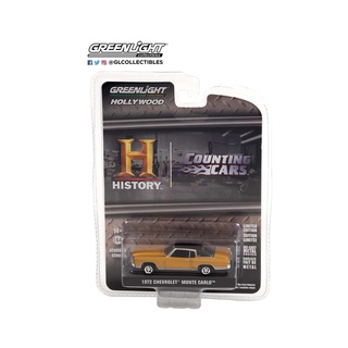 Greenlight 1/64 Hollywood Series 35 H History  Counting Cars 1972 Chevrolet Monte Carlo 44950-D