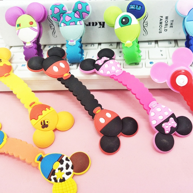 Data line protection sleeve winder button cartoon winder