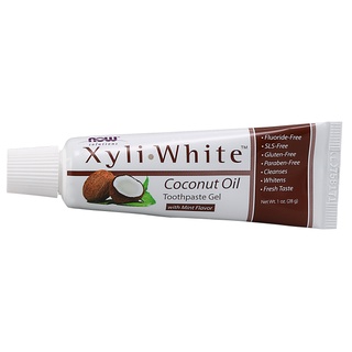 พร้อมส่ง ของแท้ Now Foods XyliWhite Toothpaste Gel 28g/181g (Coconut Oil/Neem &amp; Tea Tree)