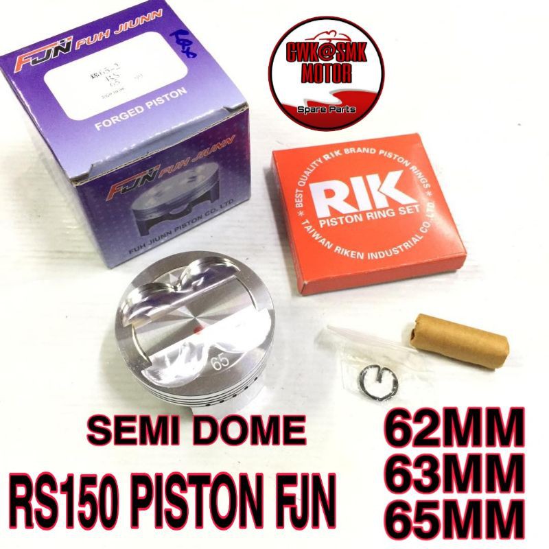 RS150 RACING PISTON FJN SEMI DOME 62MM 63MM 65MM