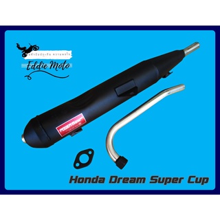 HONDA DREAM SUPER CUP EXHAUST MUFFLER SET  // ท่อไอเสีย พร้อม คอสแตนเลส มี มอก. สินค้าคุณภาพดี