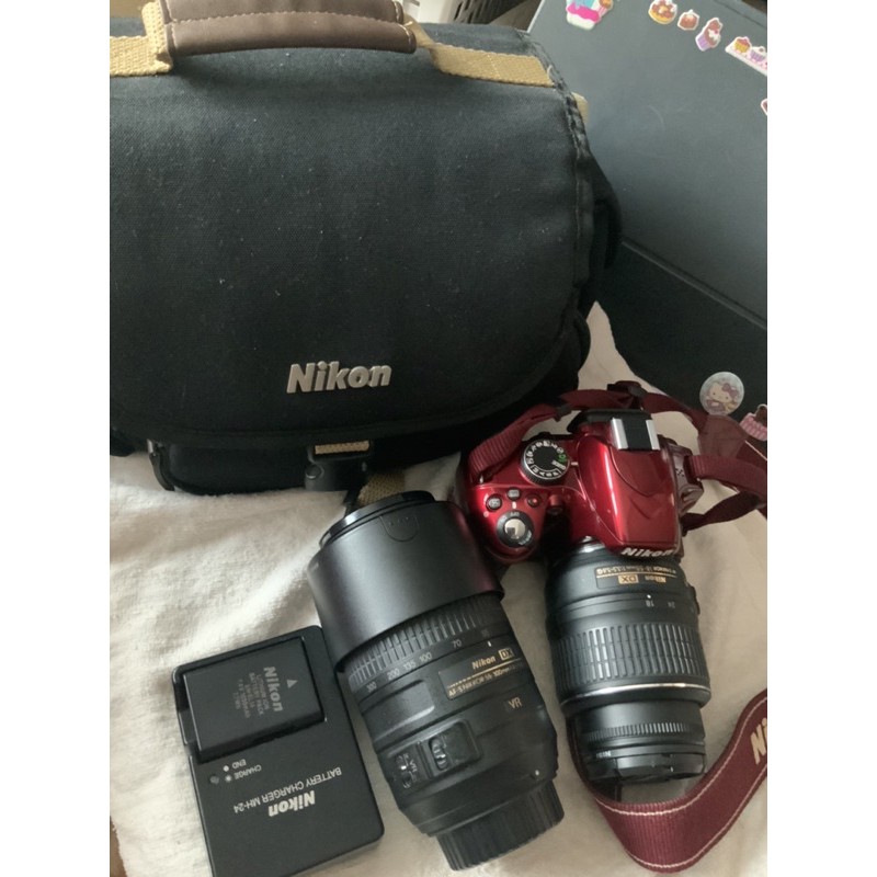กล้อง Nikon D3200 พร้อมเลนส์ 2 ตัว มือสองสภาพดี