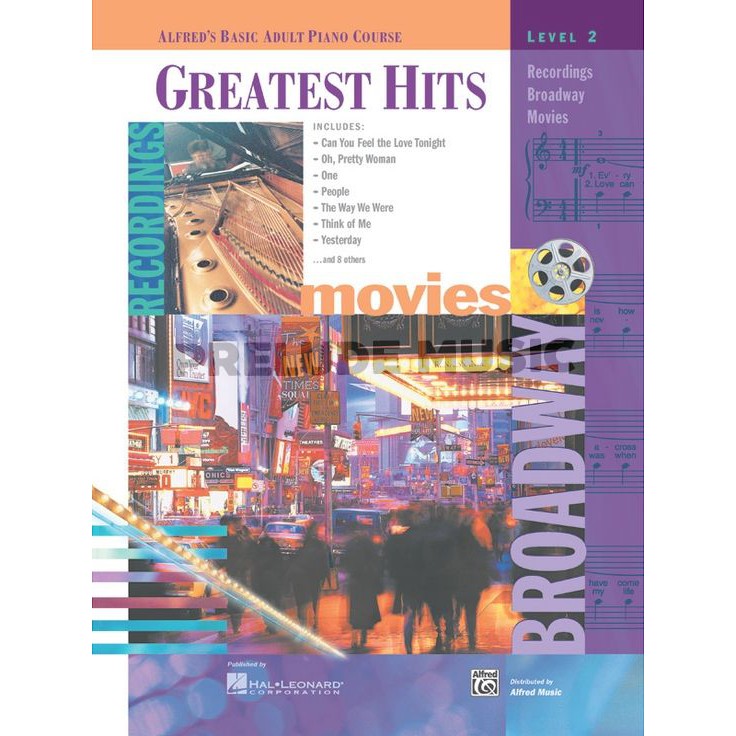 (Piano) Alfred's Basic Adult Piano Course: Greatest Hits Book 2 (16506)