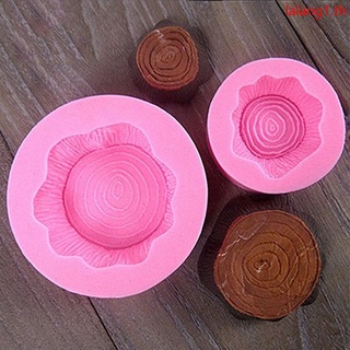 2PCS 3D Fairy Stump Silicone Mould Chocolate Fondant Cake Topper Molds Decor DIY Tool