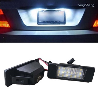 Zong หลอดไฟ LED ติดป้ายทะเบียนรถยนต์ สําหรับ X-Trail JUKE Qashqai Versa NV200 2 ชิ้น