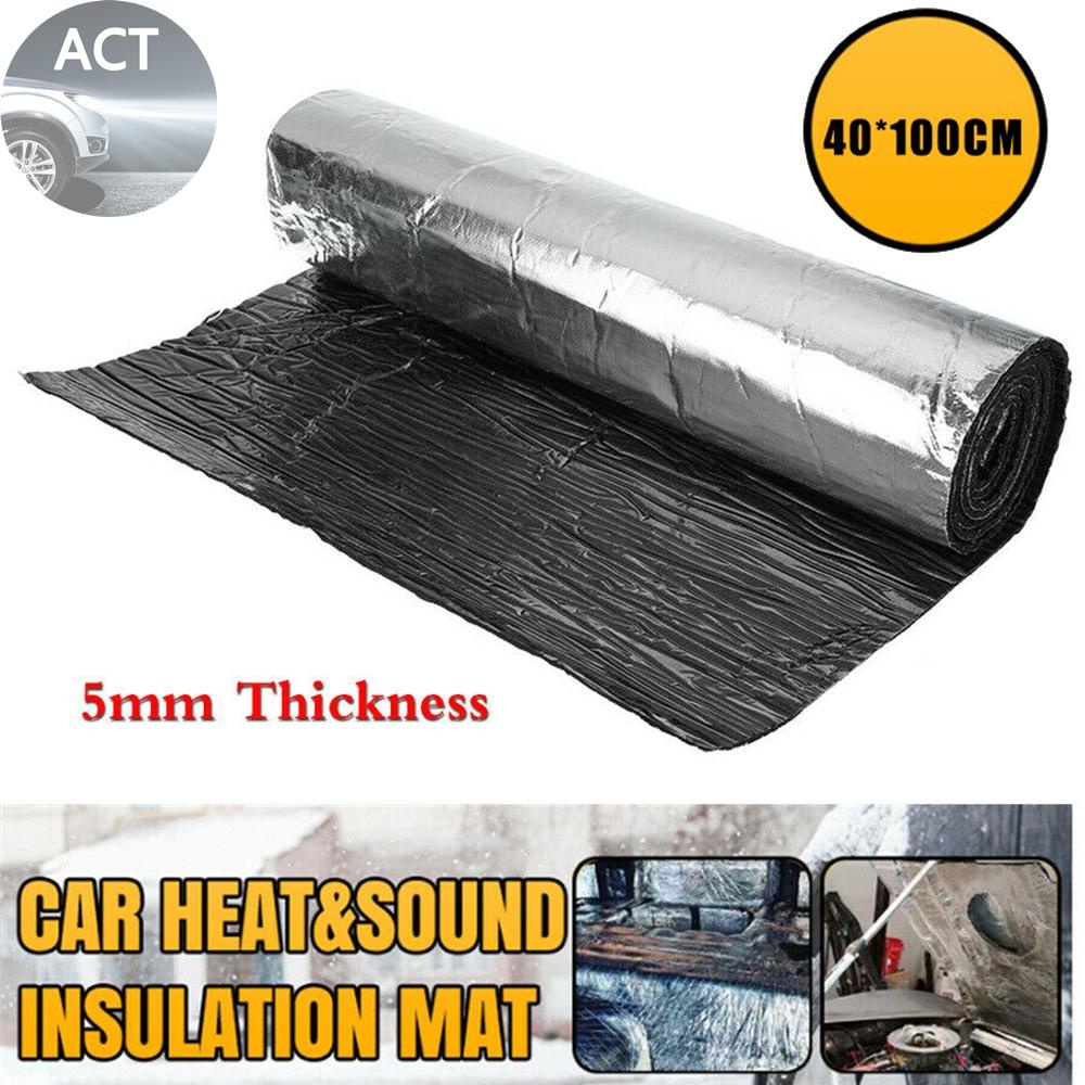 5mm Aluminum-Foil Cotton Car Sound Deadener Heat Shield Insulation Adhesive Mat 5mm Aluminum-Foil Cotton Car Sound Deadener Heat Shield Insulation Adhesive Mat