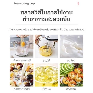 ถ้วยตวงแก้ว แก้วตวง ชงกาแฟ 350ml /500ml/1000ml มีหูจับ เนื้อแก้วใส ทนความร้อนสูง ไมโครเวฟได้