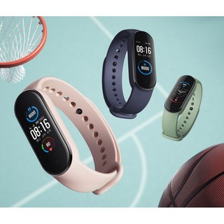 พร้อมส่ง สายเสริม Xiaomi Mi Band 5 สายซิลิโคน Miband 5 สายนาฬิกา Wristband miband5 สายเสริม มี่แบน5 band5 สายรัดข้อมือ