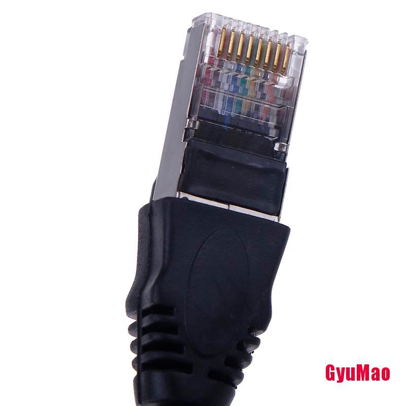 [GUMO] 1Pc RJ45 Male to Female Screw Panel Mount Ethernet LAN Network ...